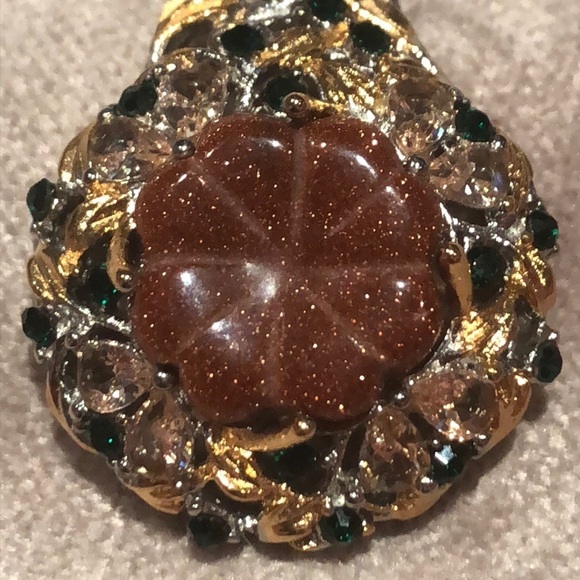 SUNSTONE Multi Gem Flower Statement Ring NWOTS - Picture 15 of 15